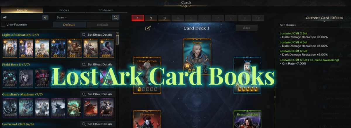 Lost Ark Card Books Guide